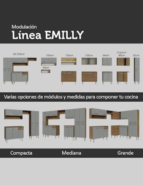 Cocina integral Madesa Emilly