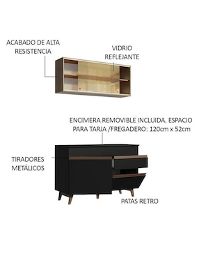 Cocina integral Madesa Reims