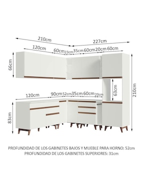 Cocina integral Madesa Reims