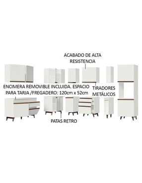 Cocina integral Madesa Reims