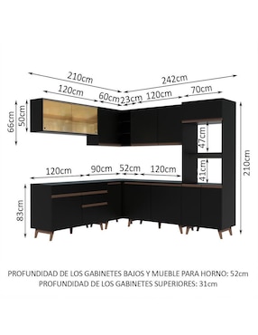 Cocina integral Madesa Reims