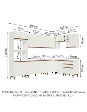 Cocina integral Madesa Reims