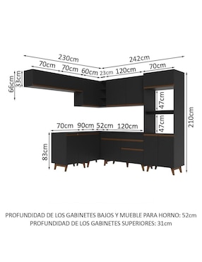Cocina integral Madesa Reims