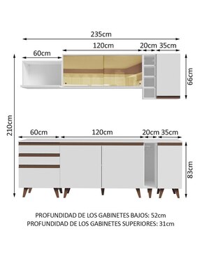 Cocina integral Madesa Reims