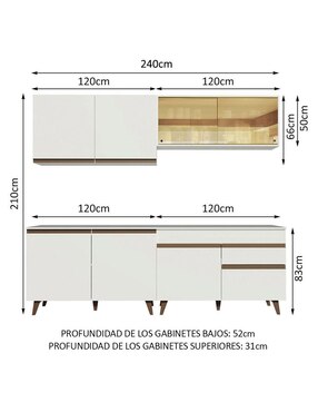 Cocina integral Madesa Reims