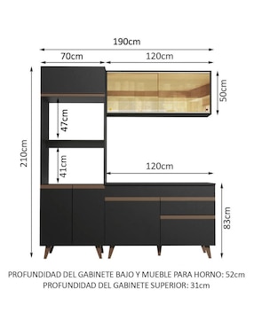 Cocina integral Madesa Reims