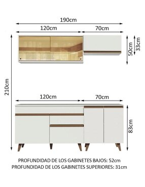 Cocina integral Madesa Reims