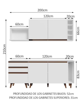 Cocina integral Madesa Reims