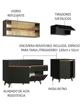Cocina integral Madesa Reims