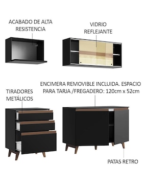Cocina integral Madesa Reims