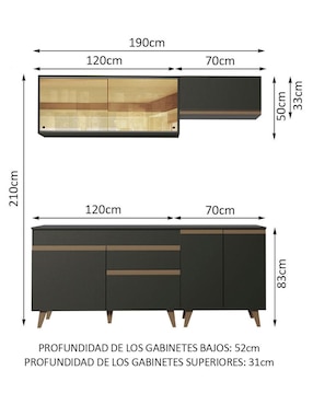 Cocina integral Madesa Reims