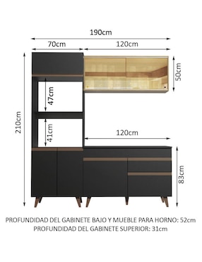 Cocina integral Madesa Reims