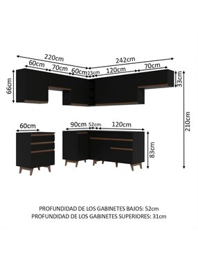 Cocina integral Madesa Reims
