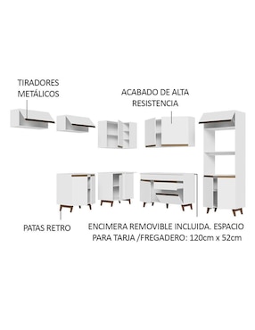 Cocina integral Madesa Reims