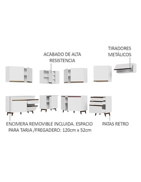 Cocina integral Madesa Reims