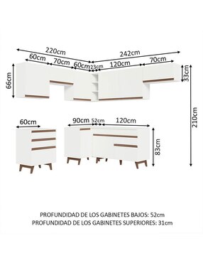 Cocina integral Madesa Reims