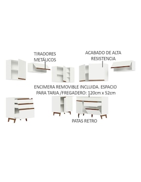 Cocina integral Madesa Reims