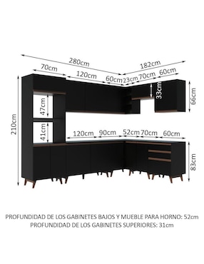 Cocina integral Madesa Reims