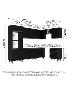 Cocina integral Madesa Reims