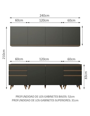Cocina integral Madesa Reims