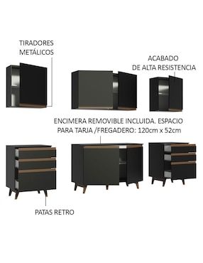 Cocina integral Madesa Reims