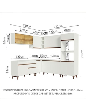 Cocina integral Madesa Reims