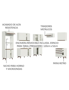Cocina integral Madesa Reims