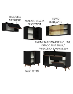Cocina integral Madesa Reims