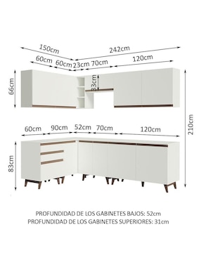 Cocina integral Madesa Reims