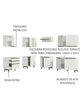 Cocina integral Madesa Reims