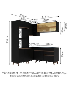 Cocina integral Madesa Reims