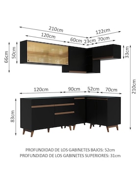 Cocina integral Madesa Reims