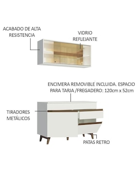 Cocina integral Madesa Reims