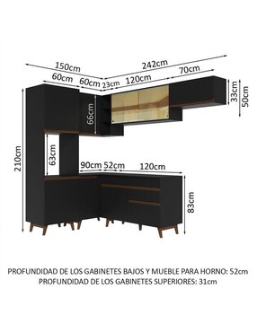 Cocina integral Madesa Reims