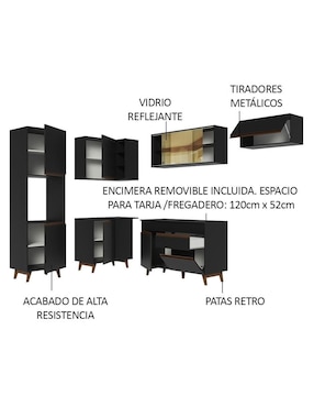 Cocina integral Madesa Reims