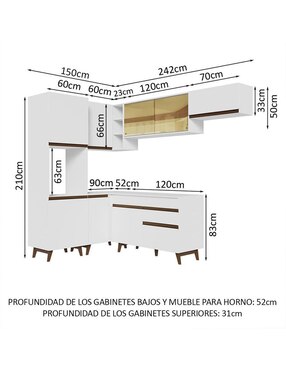 Cocina integral Madesa Reims