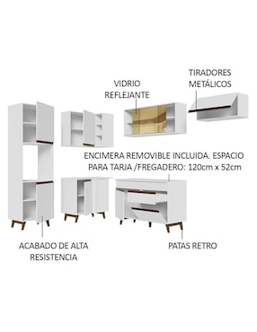 Cocina integral Madesa Reims
