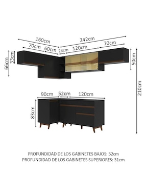 Cocina integral Madesa Reims