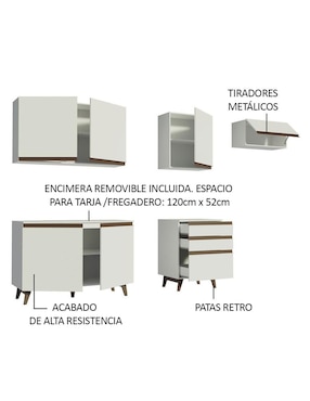 Cocina integral Madesa Reims