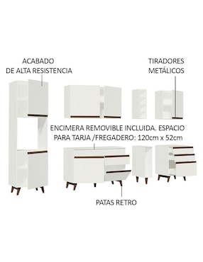 Cocina integral Madesa Reims
