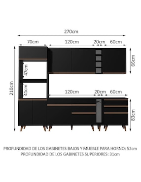 Cocina integral Madesa Reims