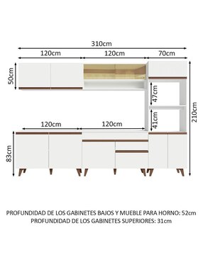 Cocina integral Madesa Reims