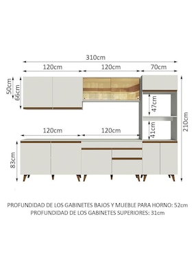 Cocina integral Madesa Reims