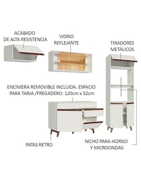 Cocina integral Madesa Reims