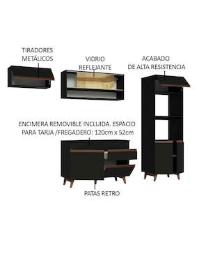 Cocina integral Madesa Reims