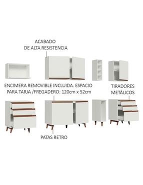 Cocina integral Madesa Reims
