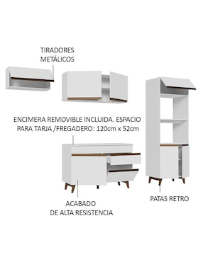 Cocina integral Madesa Reims