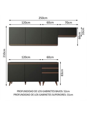 Cocina integral Madesa Reims