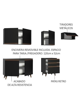 Cocina integral Madesa Reims