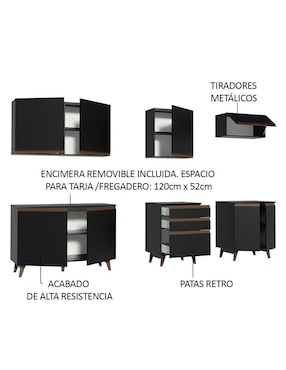 Cocina integral Madesa Reims
